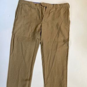 Polo Ralph Lauren dress pants. 43% linen, 57% Lyocell. Slim fit 32/30.